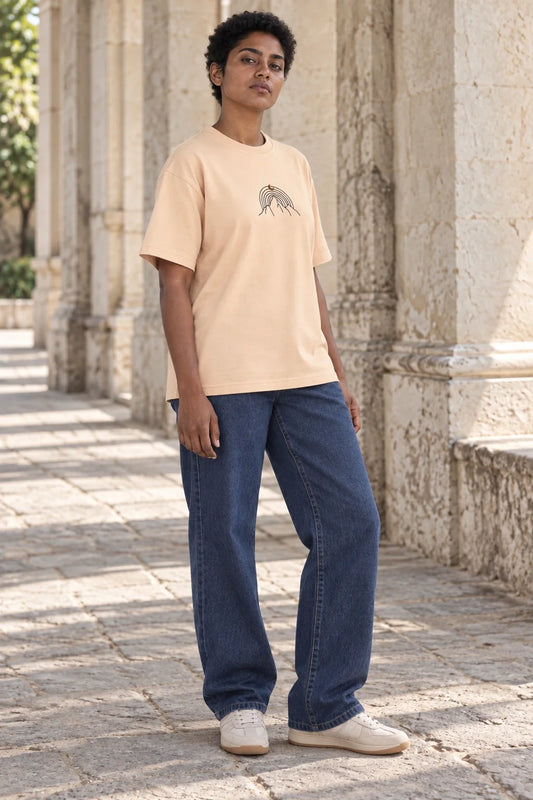 KLOVI Off-White Embroidered Tee 2