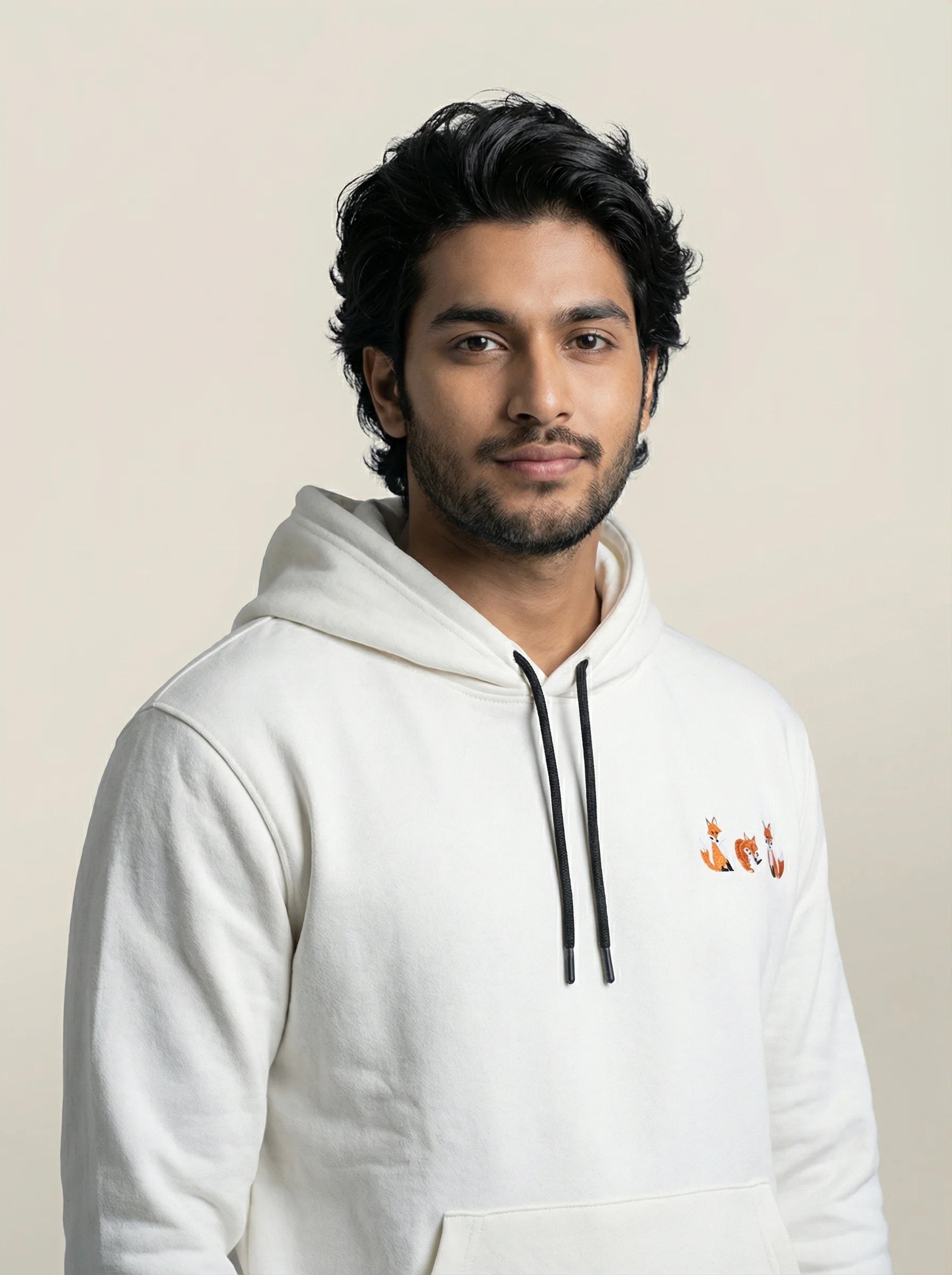 Cloud Embroidered Hoodie