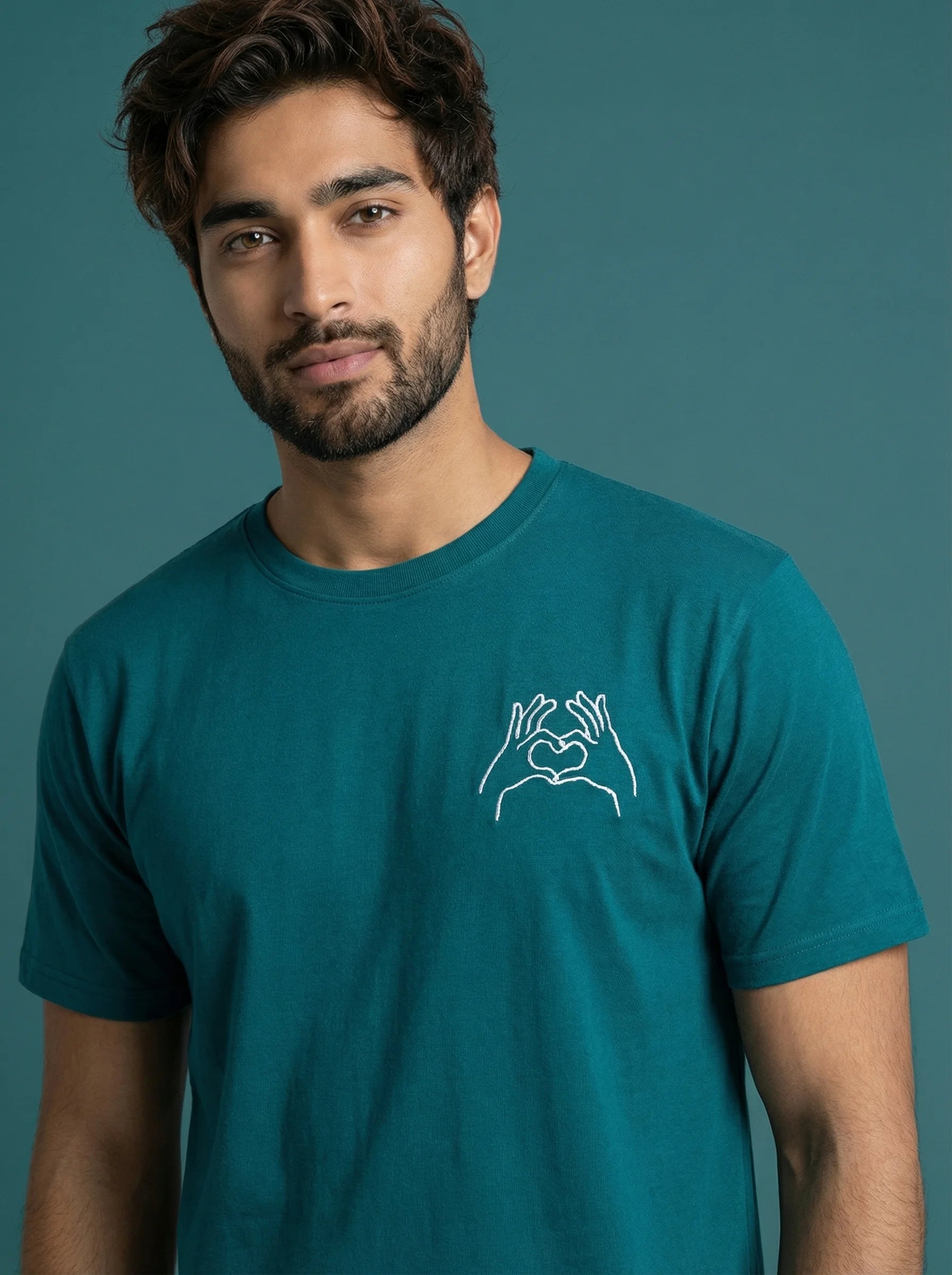 Powder Blue Crest T-Shirt