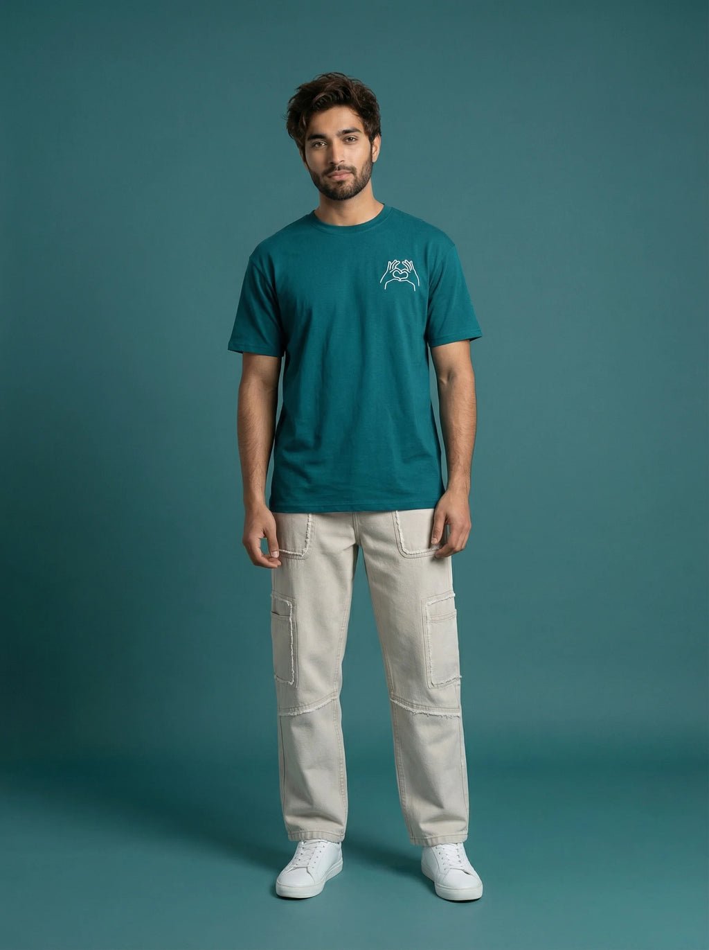 Powder Blue Crest T-Shirt