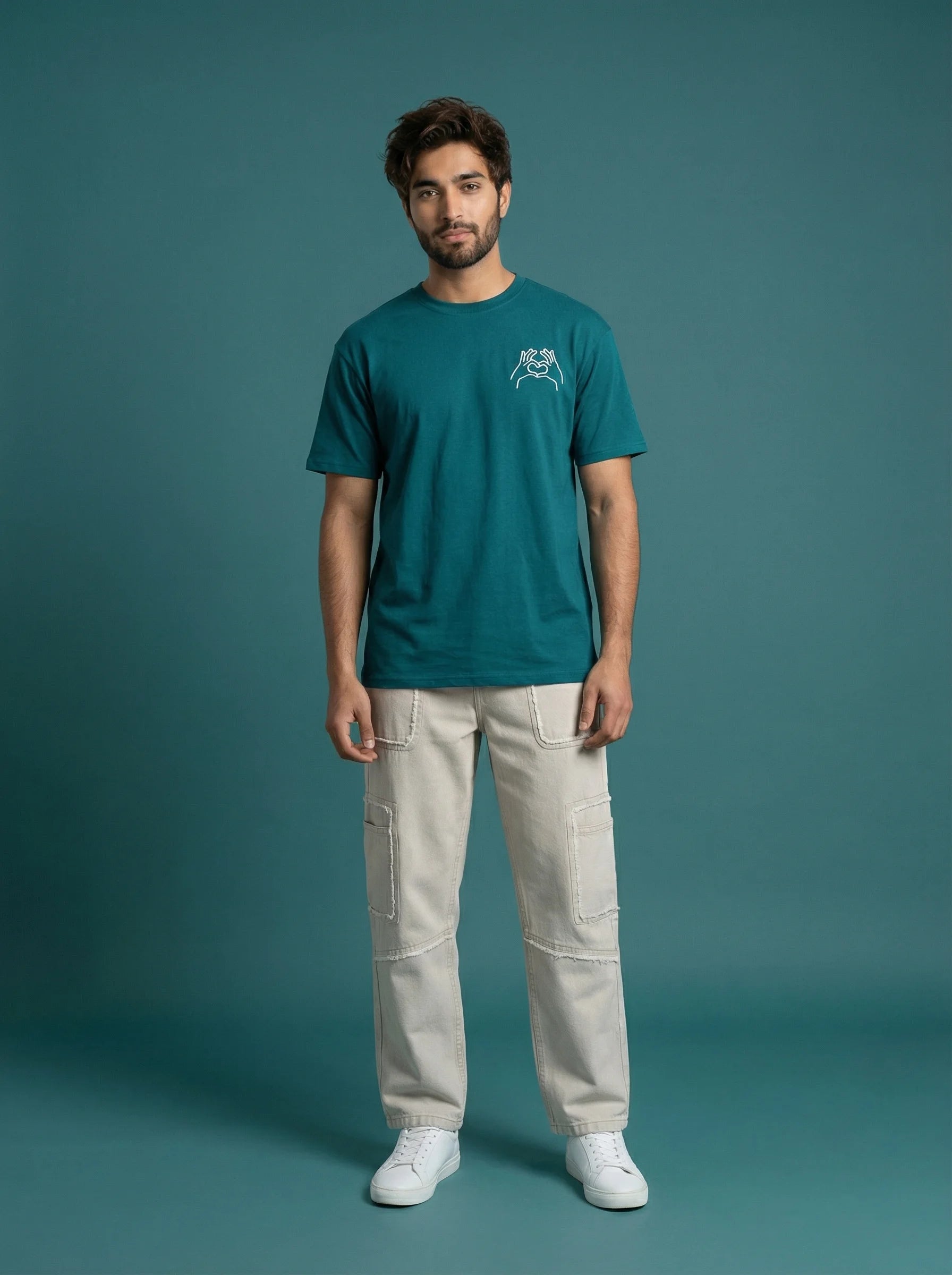 Powder Blue Crest T-Shirt