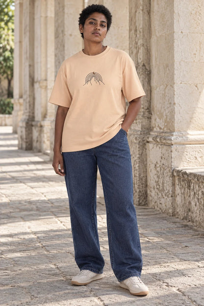 KLOVI Off-White Embroidered Tee 2