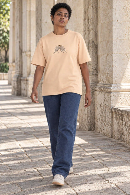 KLOVI Off-White Embroidered Tee 2