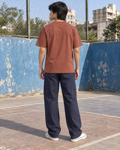 KLOVI Tan Plain Tee