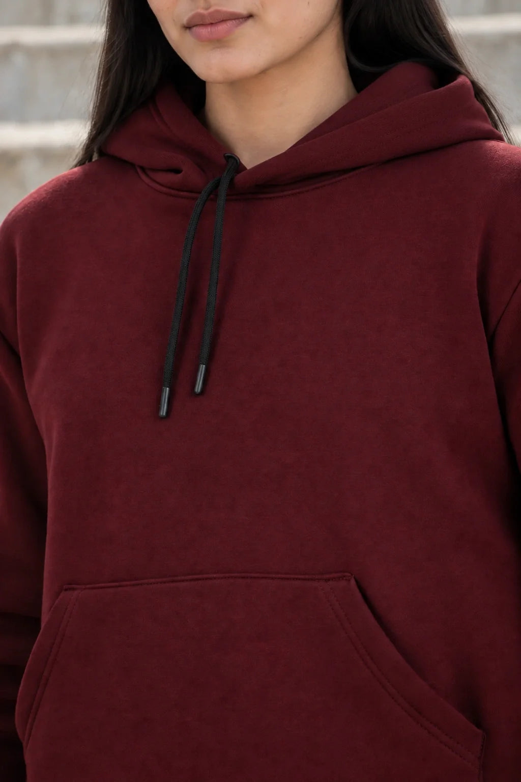 KLOVI Wine Plain Hoodie